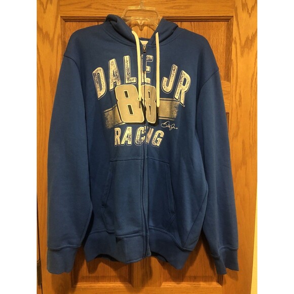 Nascar Other - Dale Earnhardt Jr. #88 Hoodie Adult XL Blue Full Zip NASCAR